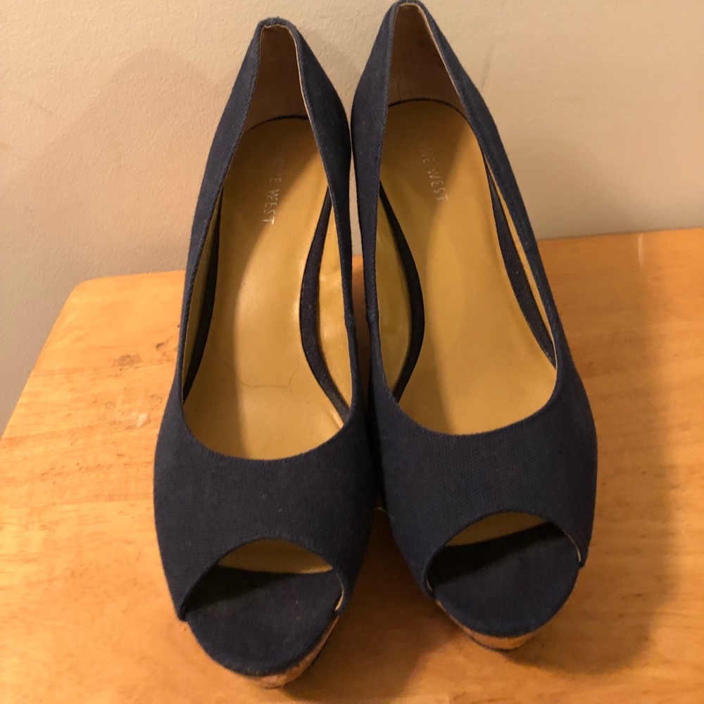 Nine West platform wedges